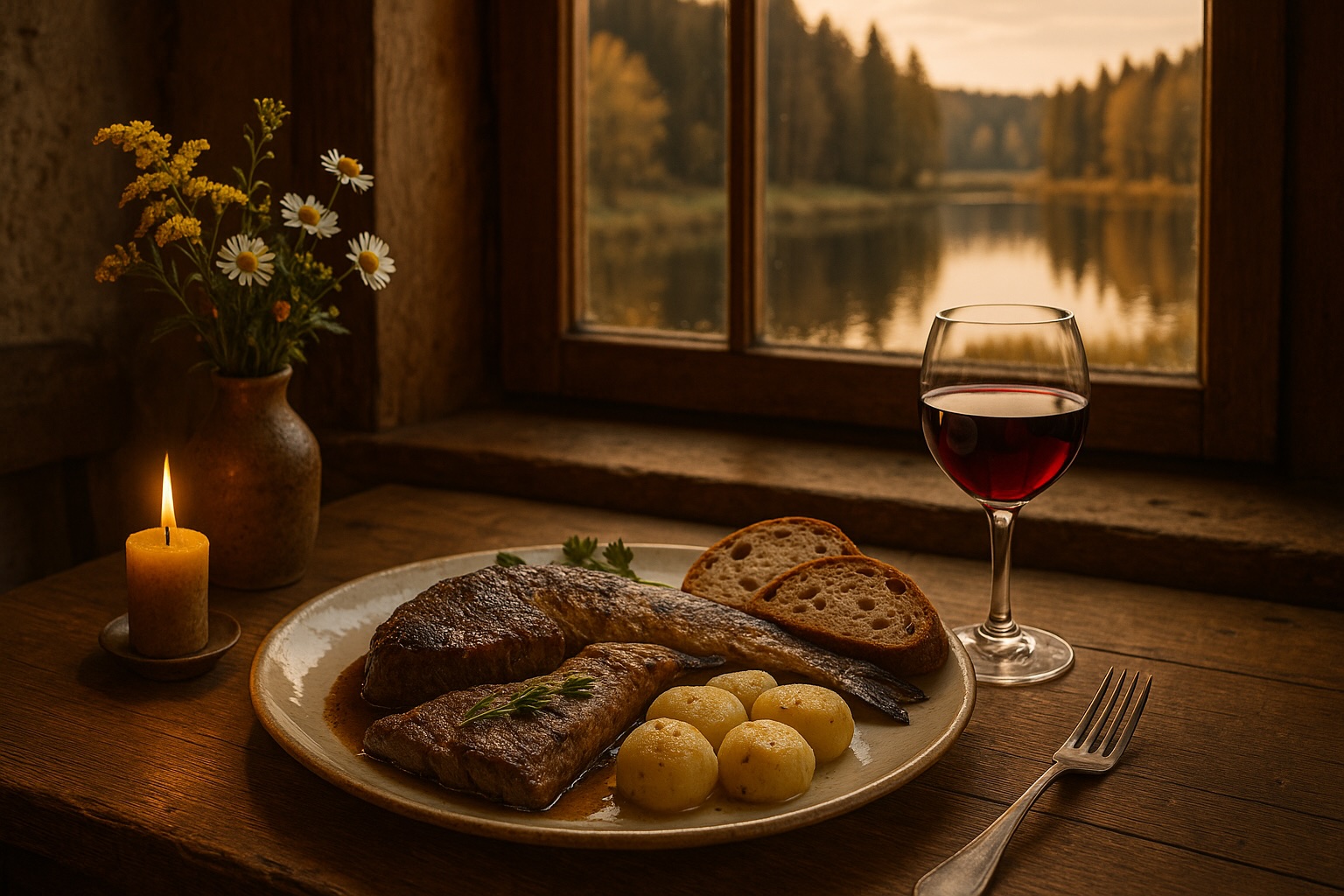 Restaurace v České Kanadě